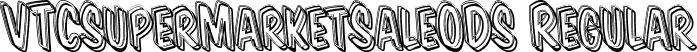 VTCSuperMarketSaleODS Regular font - VTCSuperMarketSaleLeftyODS.ttf