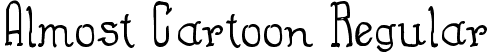 Almost Cartoon Regular font - Almost Cartoon.ttf