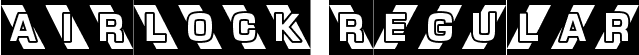 AIRLOCK Regular font - AIRLOCK.ttf