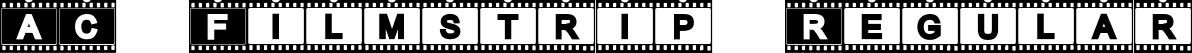 AC Filmstrip Regular font - ACFilmstrip.otf