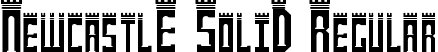 NewcastlE SoliD Regular font - Newcastle SoliD.ttf