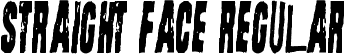 Straight Face Regular font - Straight faced.ttf