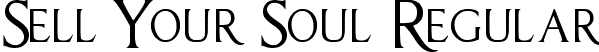 Sell Your Soul Regular font - Sell Your Soul.ttf