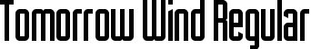 Tomorrow Wind Regular font - Tomorrow Wind.ttf