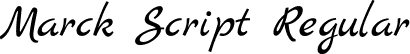 Marck Script Regular font - MarckScript-Regular.ttf