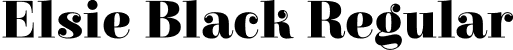 Elsie Black Regular font - Elsie-Black.ttf