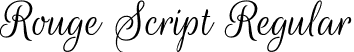 Rouge Script Regular font - RougeScript-Regular.ttf