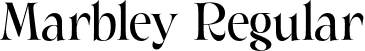 Marbley Regular font - Marbley Regular.otf