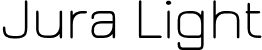 Jura Light font - Jura-Light.ttf