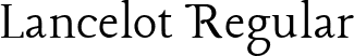 Lancelot Regular font - Lancelot-Regular.ttf