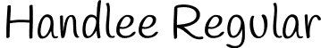 Handlee Regular font - Handlee-Regular.ttf