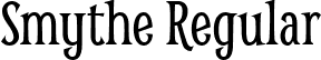 Smythe Regular font - Smythe-Regular.ttf