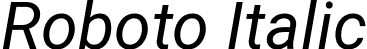 Roboto Italic font - Roboto-Italic.ttf