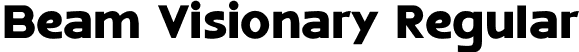 Beam Visionary Regular font - beam-visionary.otf