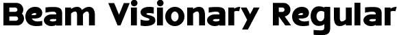 Beam Visionary Regular font - beamvisionary-3.ttf