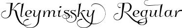 Kleymissky Regular font - Kleymissky_0283.otf