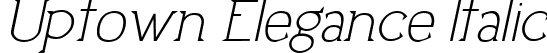 Uptown Elegance Italic font - Uptown Elegance Italic.ttf