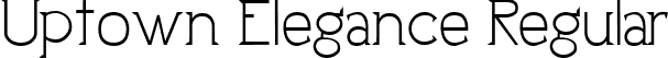 Uptown Elegance Regular font - Uptown Elegance Regular.ttf