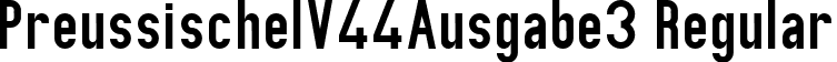 PreussischeIV44Ausgabe3 Regular font - Pr IV 44 Ausg3.ttf