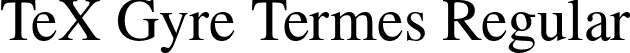 TeX Gyre Termes Regular font - texgyretermes-regular.otf