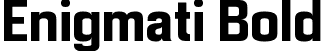 Enigmati Bold font - EnigmaB_2.TTF