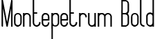 Montepetrum Bold font - Montepetrum bold.ttf