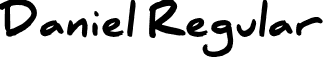 Daniel Regular font - Daniel-Black.otf