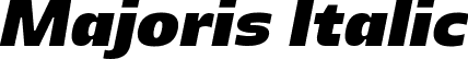 Majoris Italic font - Majoris_Italic.ttf