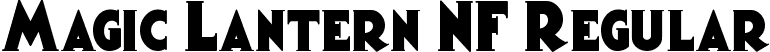 Magic Lantern NF Regular font - MagicLanternNF.ttf