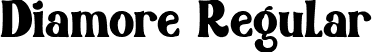 Diamore Regular font - diamore.ttf