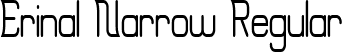 Erinal Narrow Regular font - ERINN___.TTF