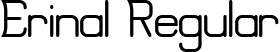 Erinal Regular font - ERINAL__.TTF