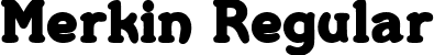 Merkin Regular font - MERKIN__.ttf