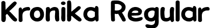 Kronika Regular font - KRONIKA_.ttf