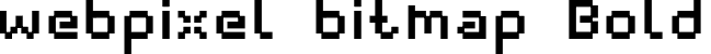 webpixel bitmap Bold font - webpixel bitmap_bold.otf