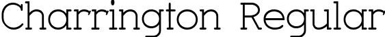 Charrington Regular font - CHARRING.ttf