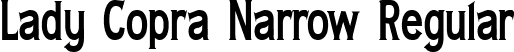 Lady Copra Narrow Regular font - LADYCN__.ttf