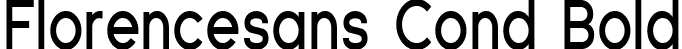 Florencesans Cond Bold font - Florsn10.ttf