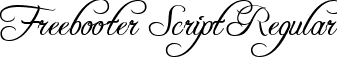 Freebooter Script Regular font - FREEBSC_.ttf