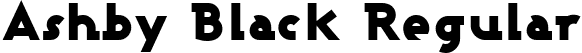 Ashby Black Regular font - ASHBBL__.ttf