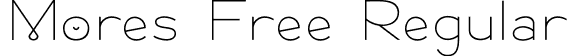 Mores Free Regular font - mores-free.otf