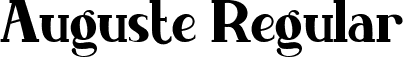 Auguste Regular font - auguste.ttf