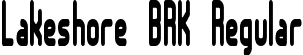 Lakeshore BRK Regular font - lakeshor.ttf