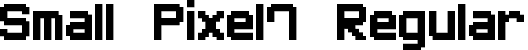 Small Pixel7 Regular font - small_pixel-7.ttf