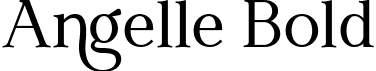 Angelle Bold font - angelle-bold.otf