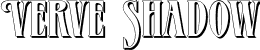 Verve Shadow font - VerveShadow.ttf