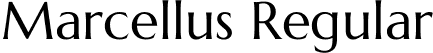 Marcellus Regular font - Marcellus-Regular.ttf