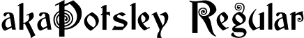 akaPotsley Regular font - akaPotsley.otf