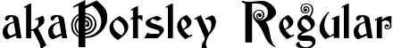 akaPotsley Regular font - akaPotsley.ttf