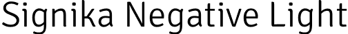 Signika Negative Light font - SignikaNegative-Light.ttf